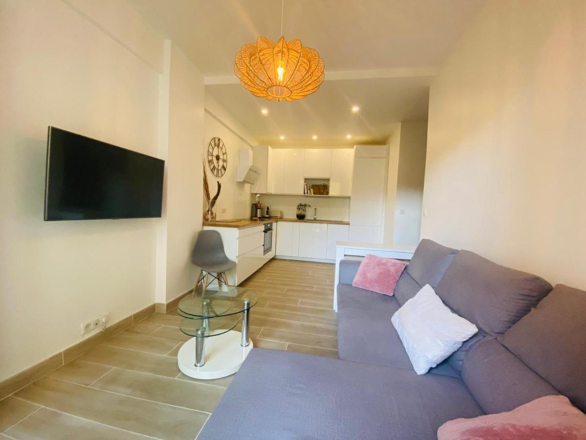 50M Plage / 200M Hippodrome 2 Pieces Jardin Garage Cagnes-sur-Mer Luaran gambar