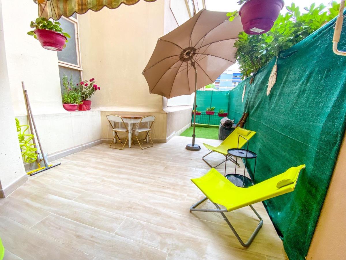 50M Plage / 200M Hippodrome 2 Pieces Jardin Garage Cagnes-sur-Mer Luaran gambar